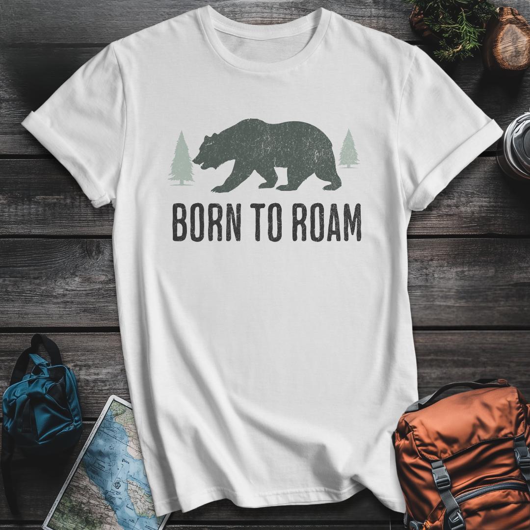 Printify T-Shirt White / S Born to Roam T-Shirt