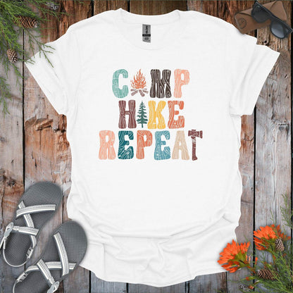 Camp, Hike, Repeat T-Shirt