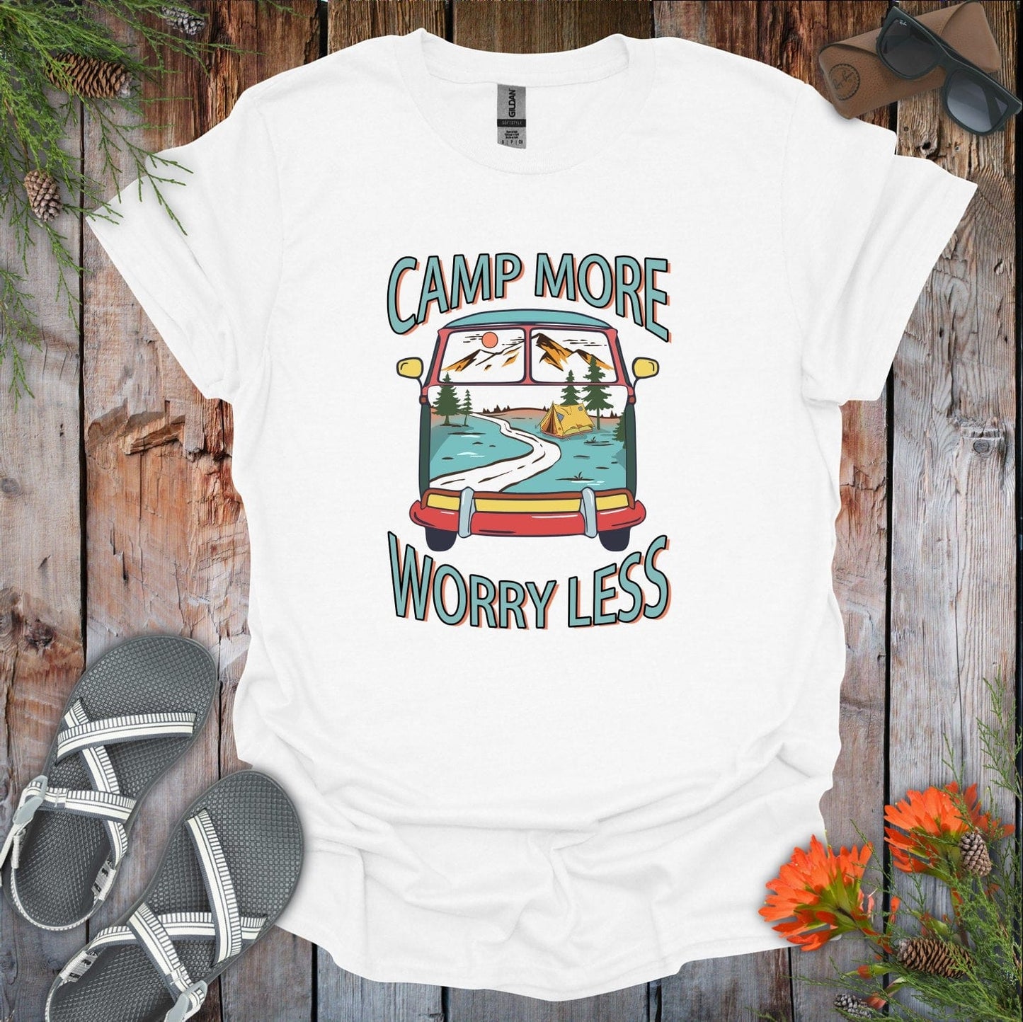 Camp More Worry Less T-Shirt