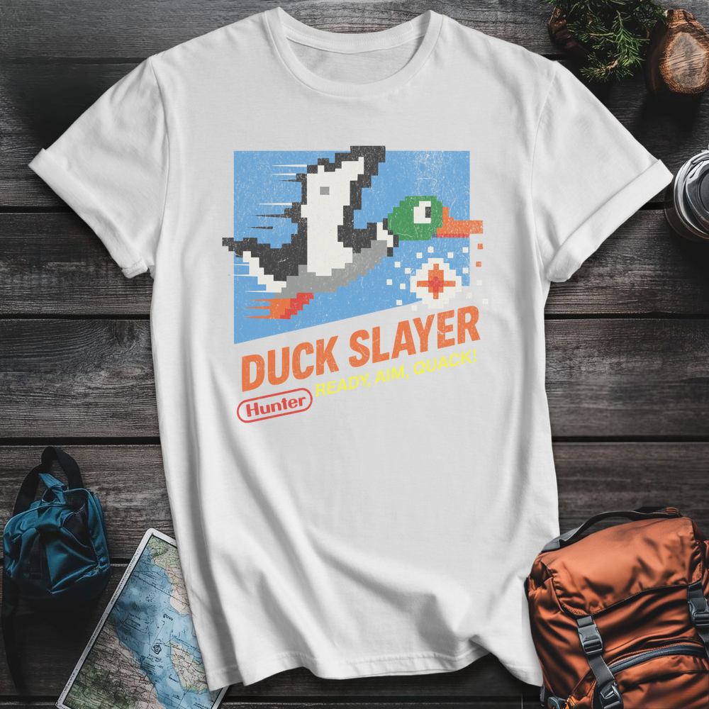 Printify T-Shirt White / S Duck Slayer T-Shirt