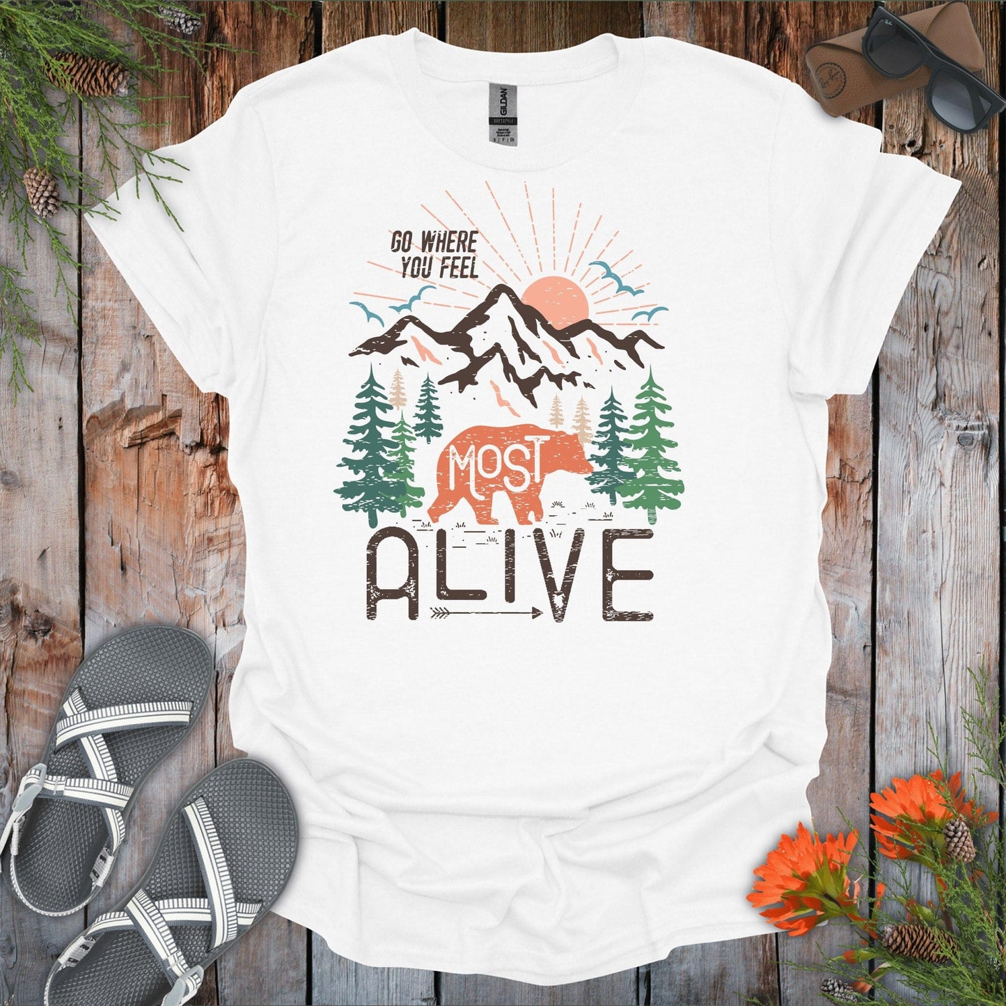 Go Where You Feel Alive T-Shirt