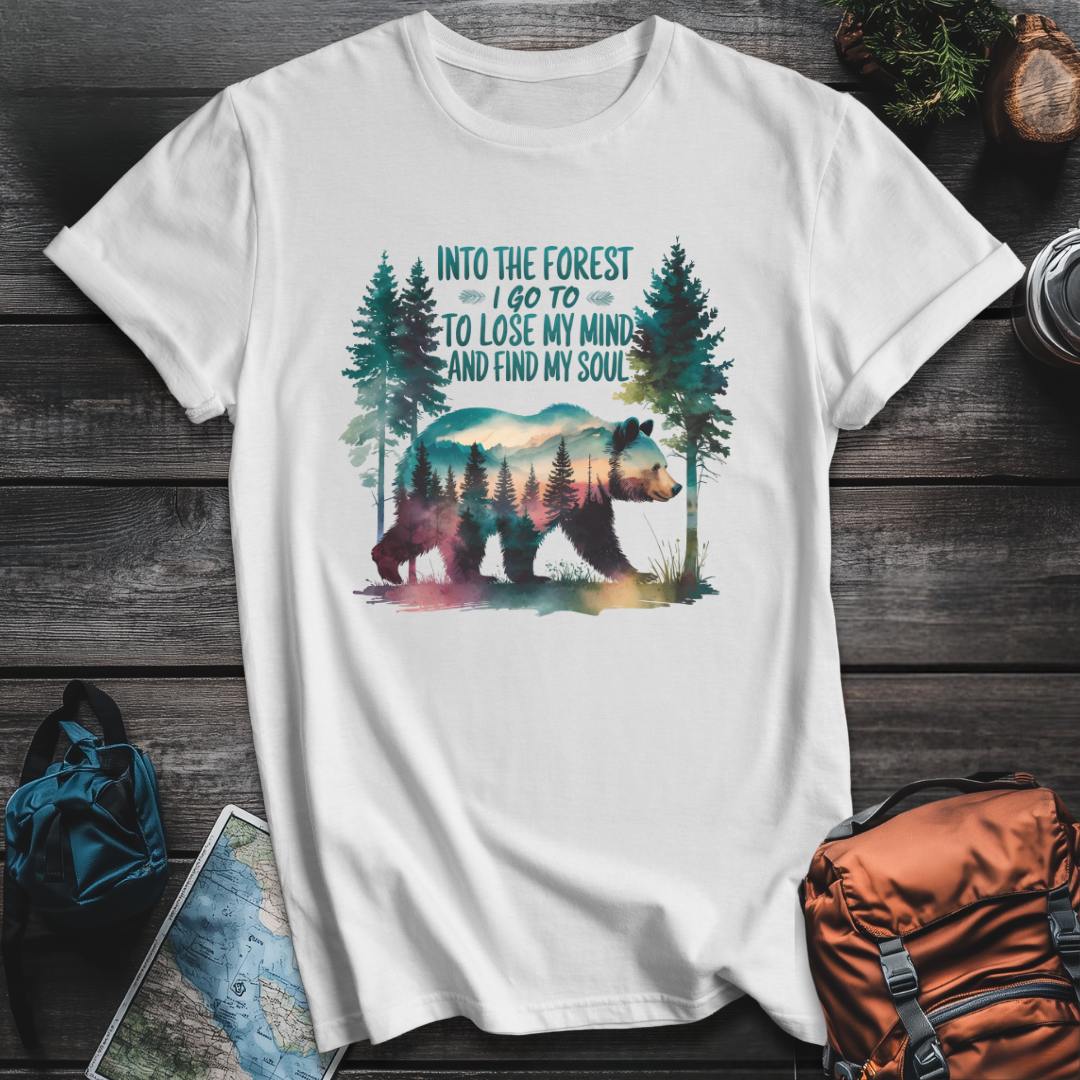 Printify T-Shirt White / S Into The Forest T-Shirt