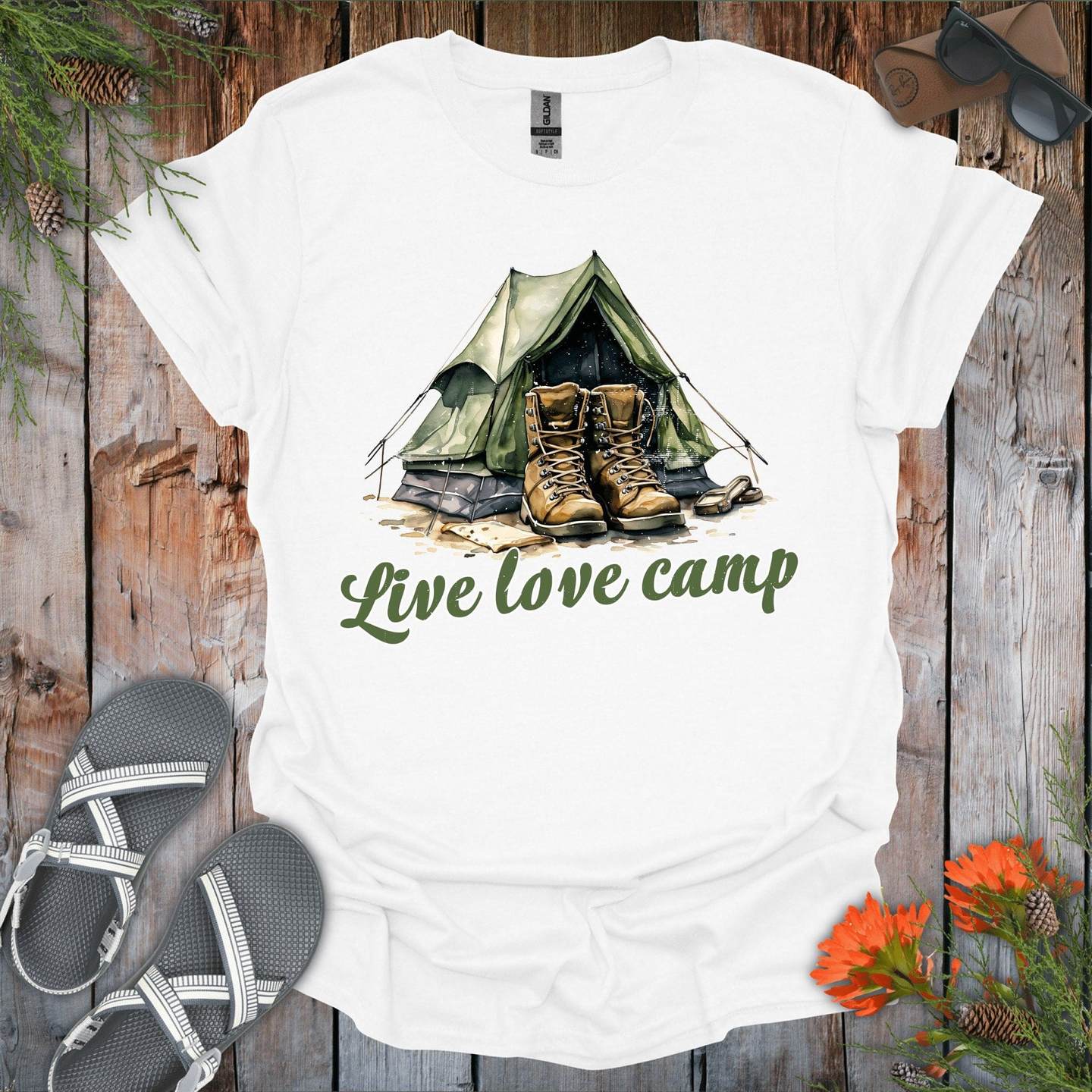 Live, Love, Camp T-Shirt