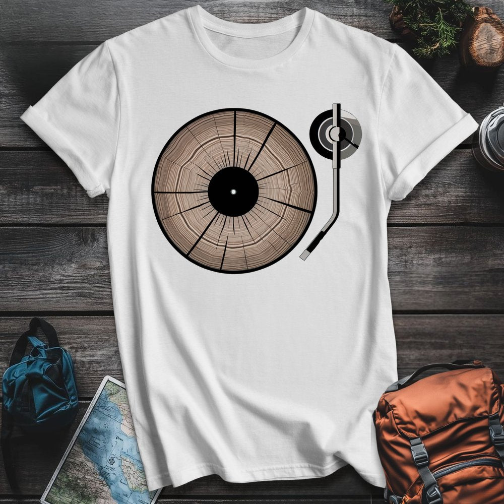 Printify T-Shirt White / S Natures Record T-Shirt