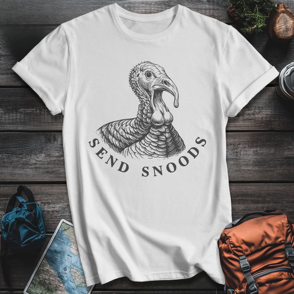 Printify T-Shirt White / S Send Snoods T-Shirt