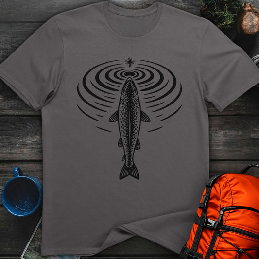 Rising Trout - Charcoal