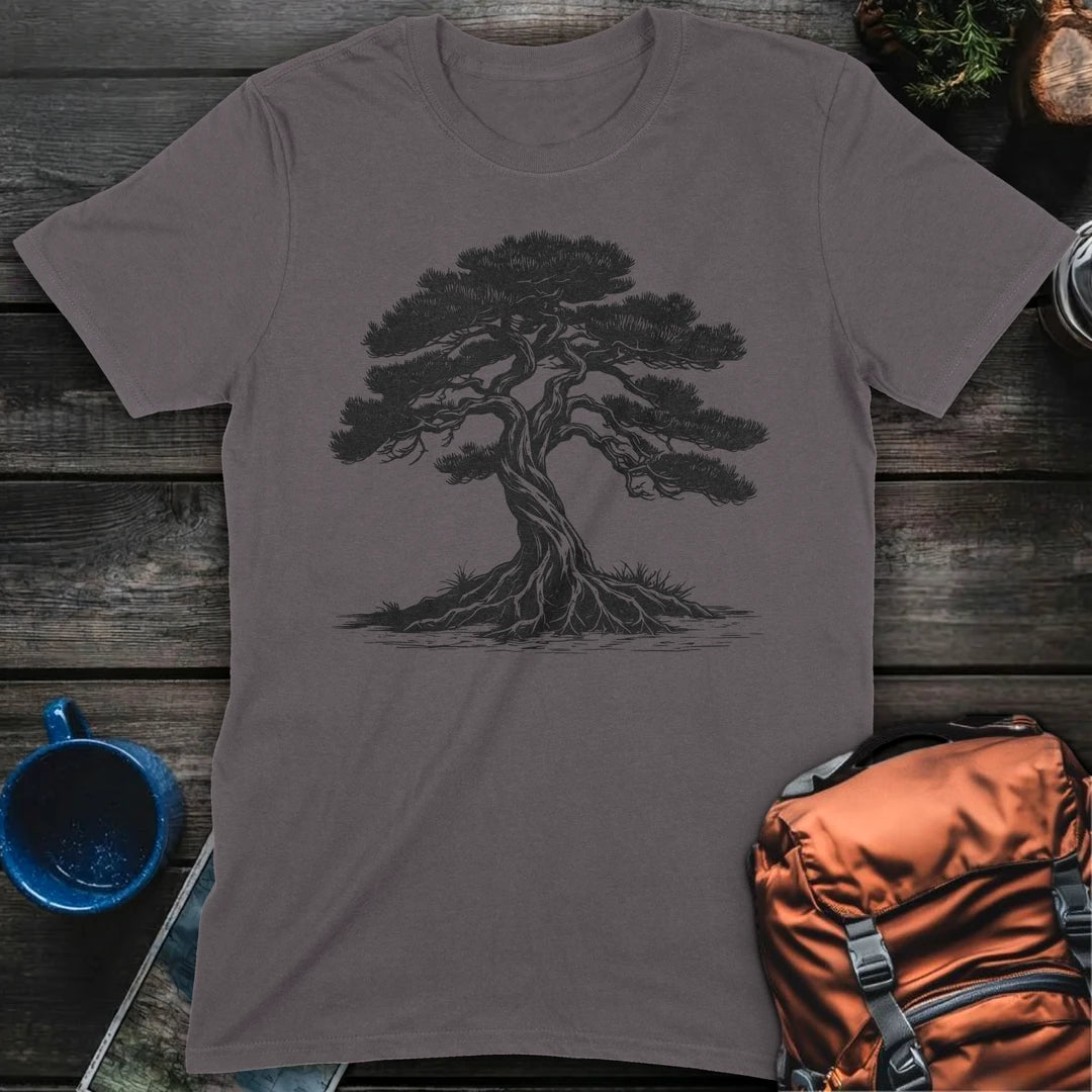 Rustic Twisted Pine - Charcoal