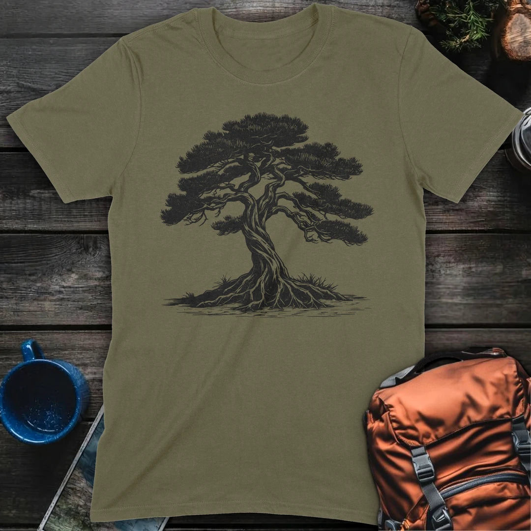 Rustic Twisted Pine - Military Green