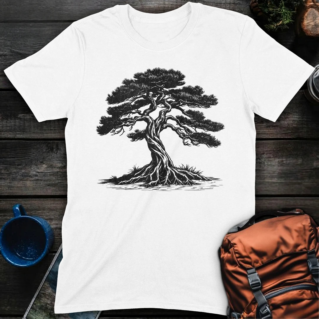Rustic Twisted Pine - White