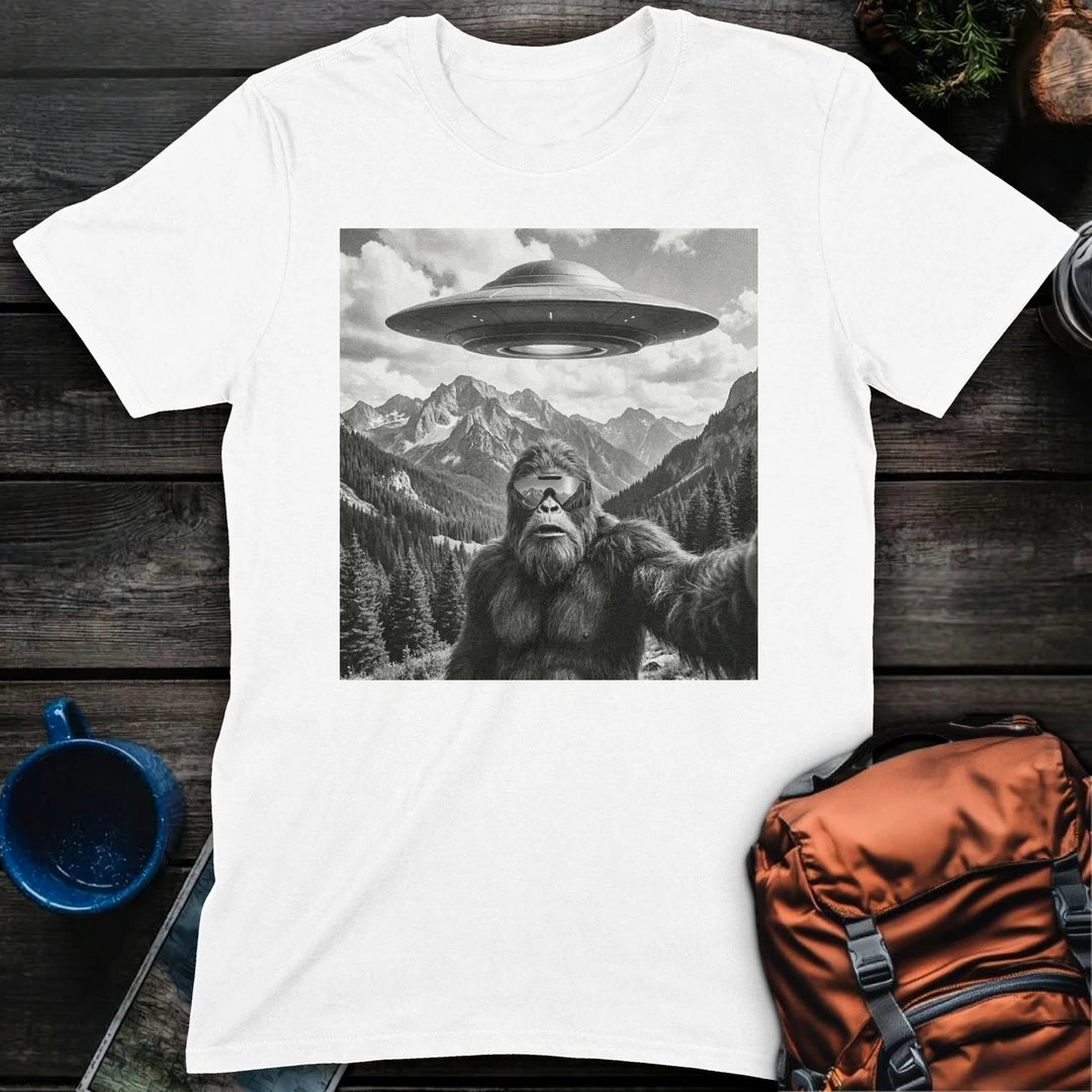 Sasquatch Selfie - White
