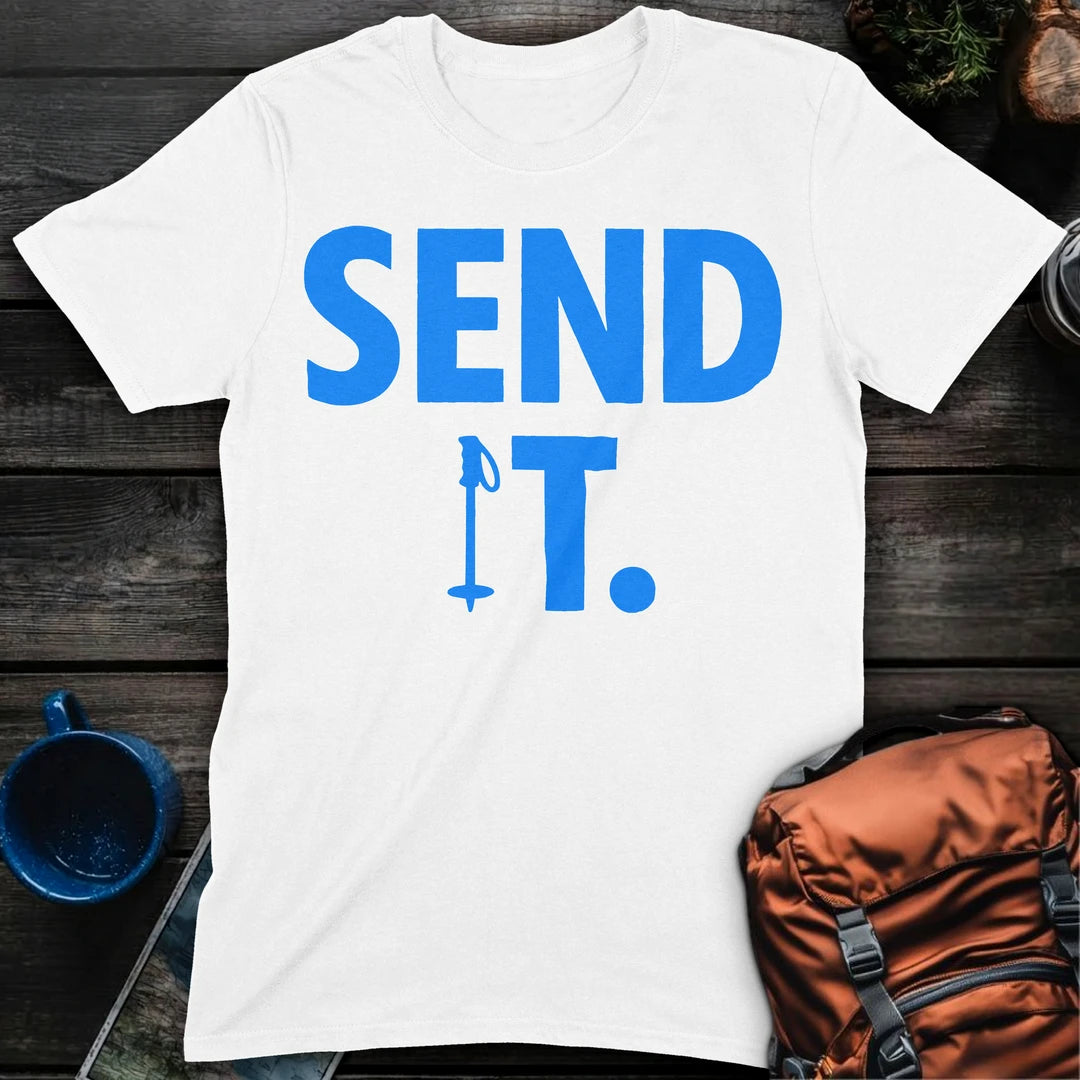 Send It Ski - White