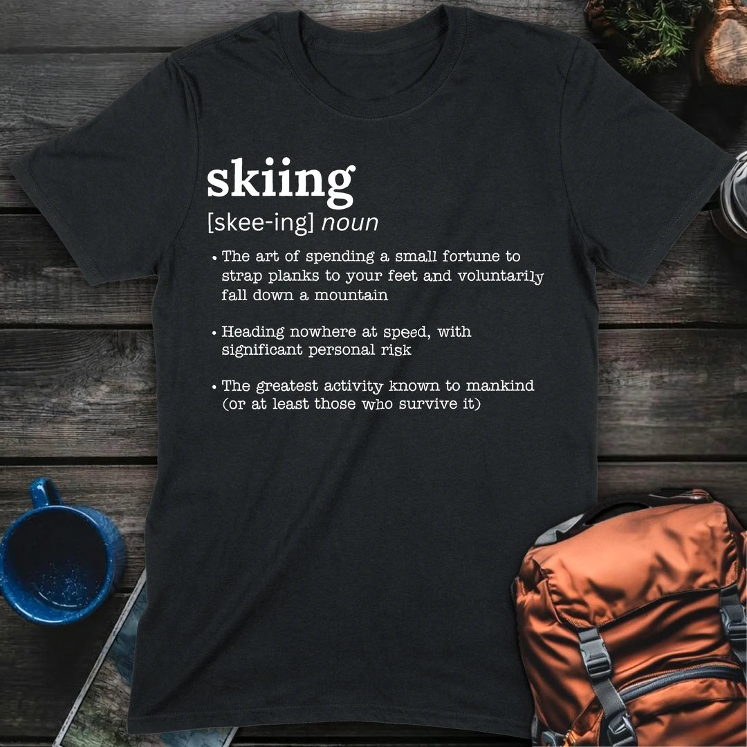 Skiing Defined T-shirt - Black