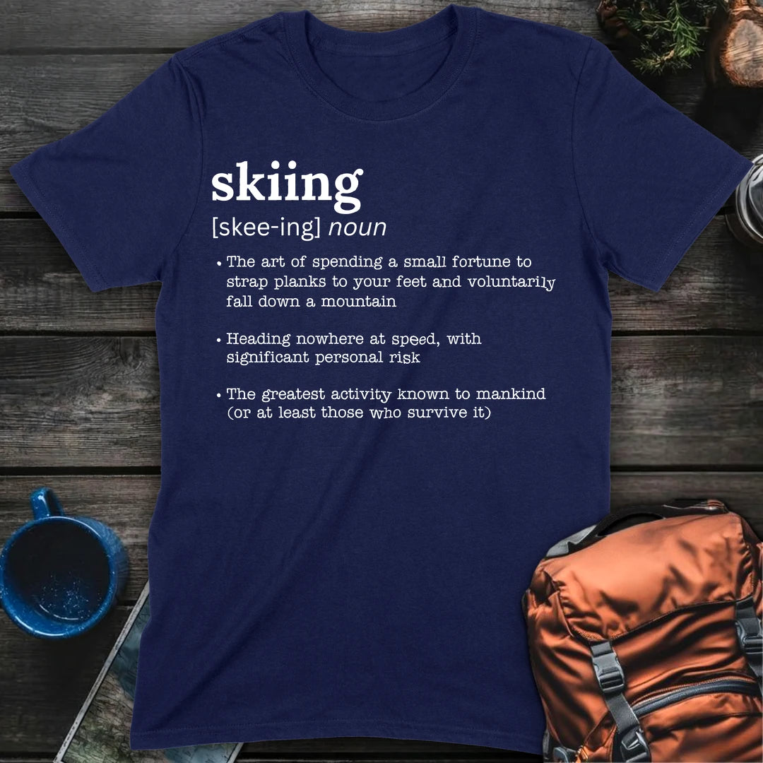 Skiing Defined T-shirt - Navy