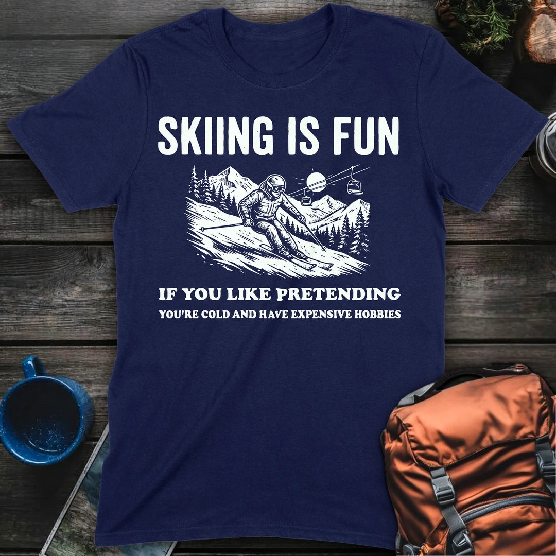 Skiing Is Fun - Navy