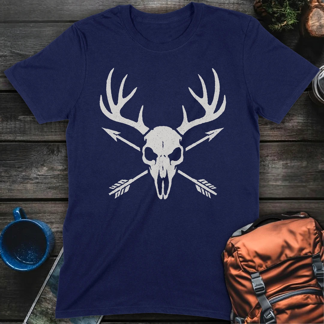 Skull & Antlers - Navy