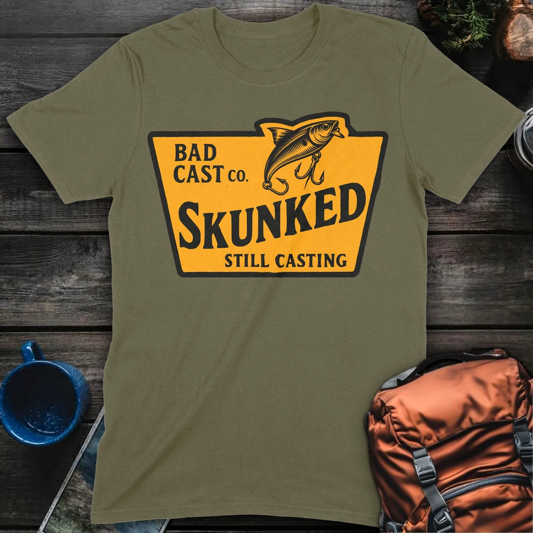 Skunked Fishing Co - Military Green