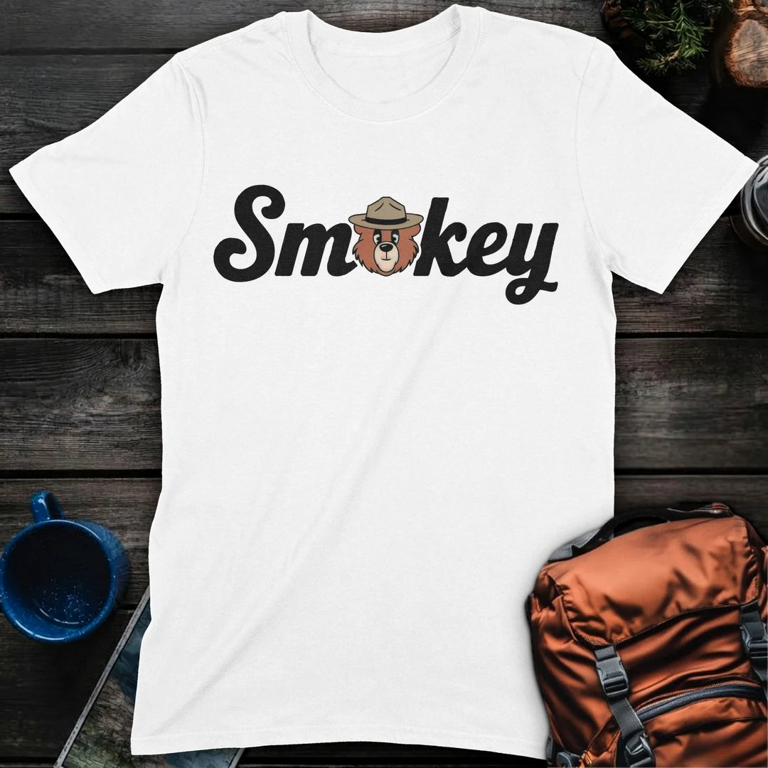 Smokey Cursive - White