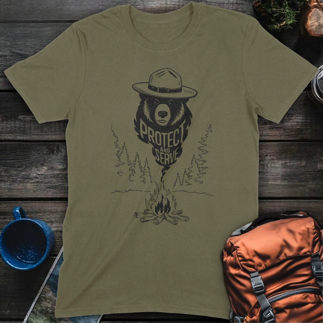 Smokey Protect Serve - Military Green
