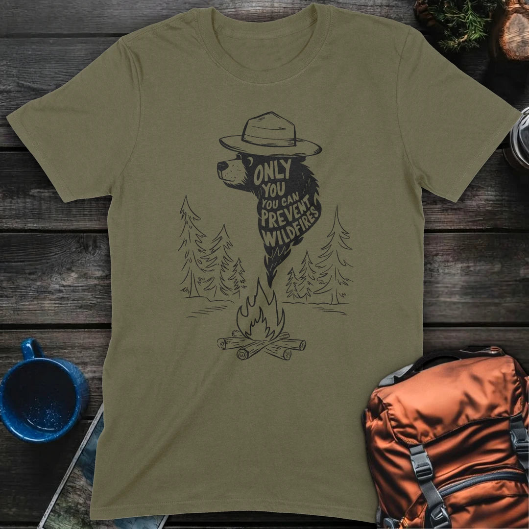 Smokey Wildfires - Military Green
