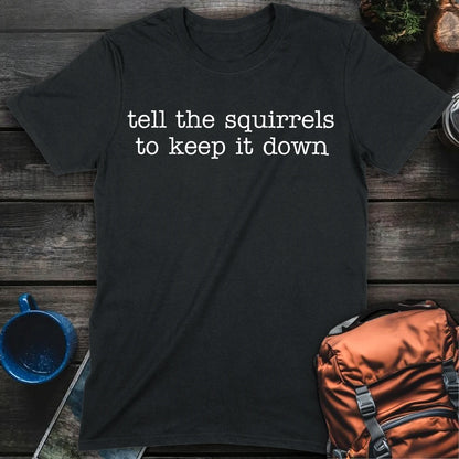 Squirrel Greetings - Black