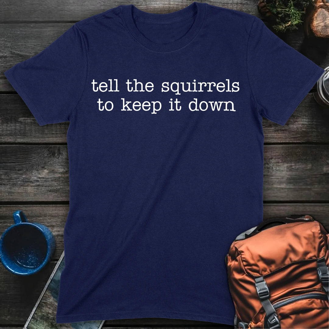 Squirrel Greetings - Navy