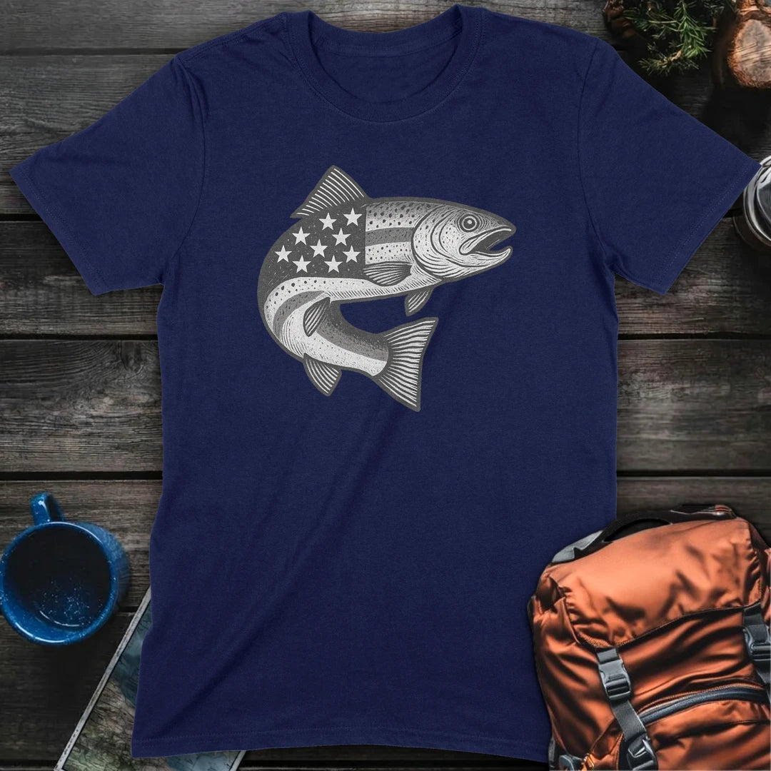 Stars And Stripes Trout - Navy