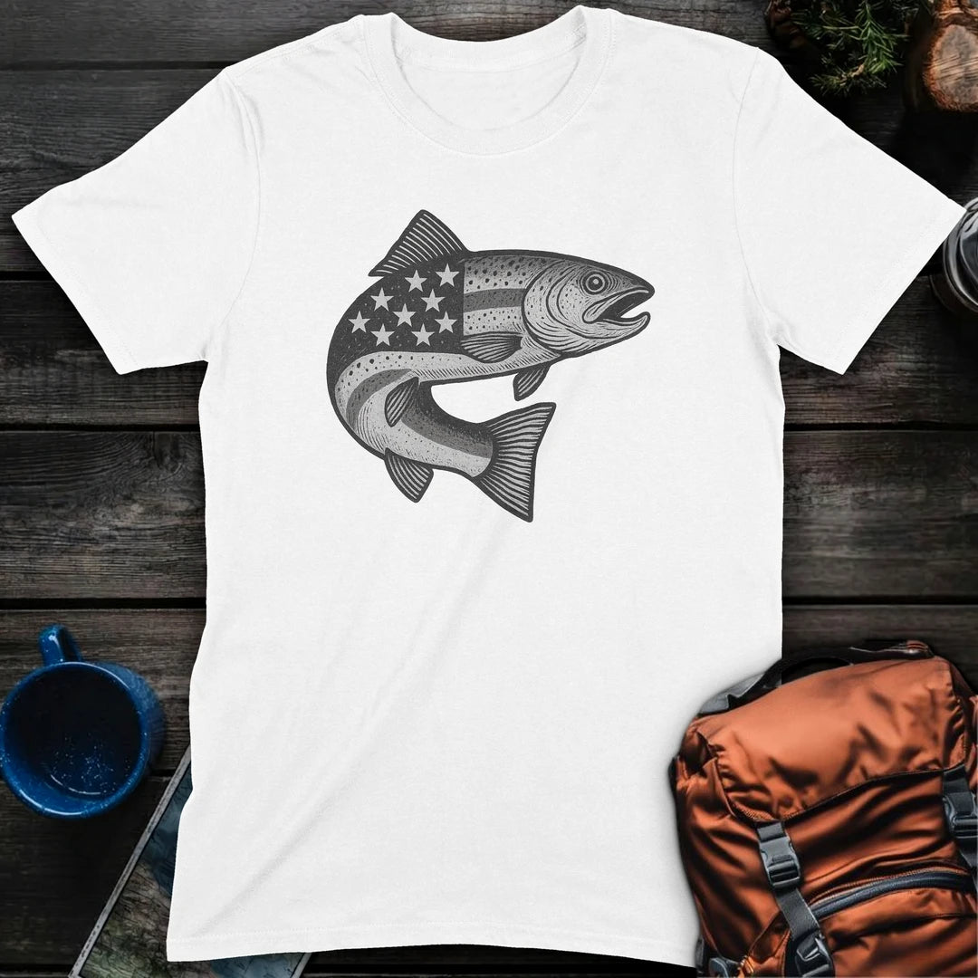 Stars And Stripes Trout - White