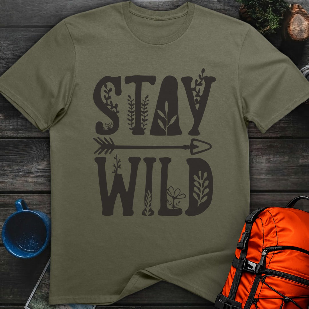 Stay Wild - Military Green