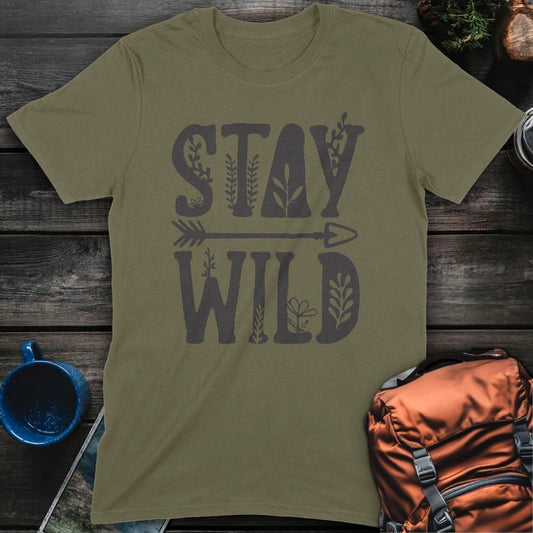 Stay Wild - Military Green