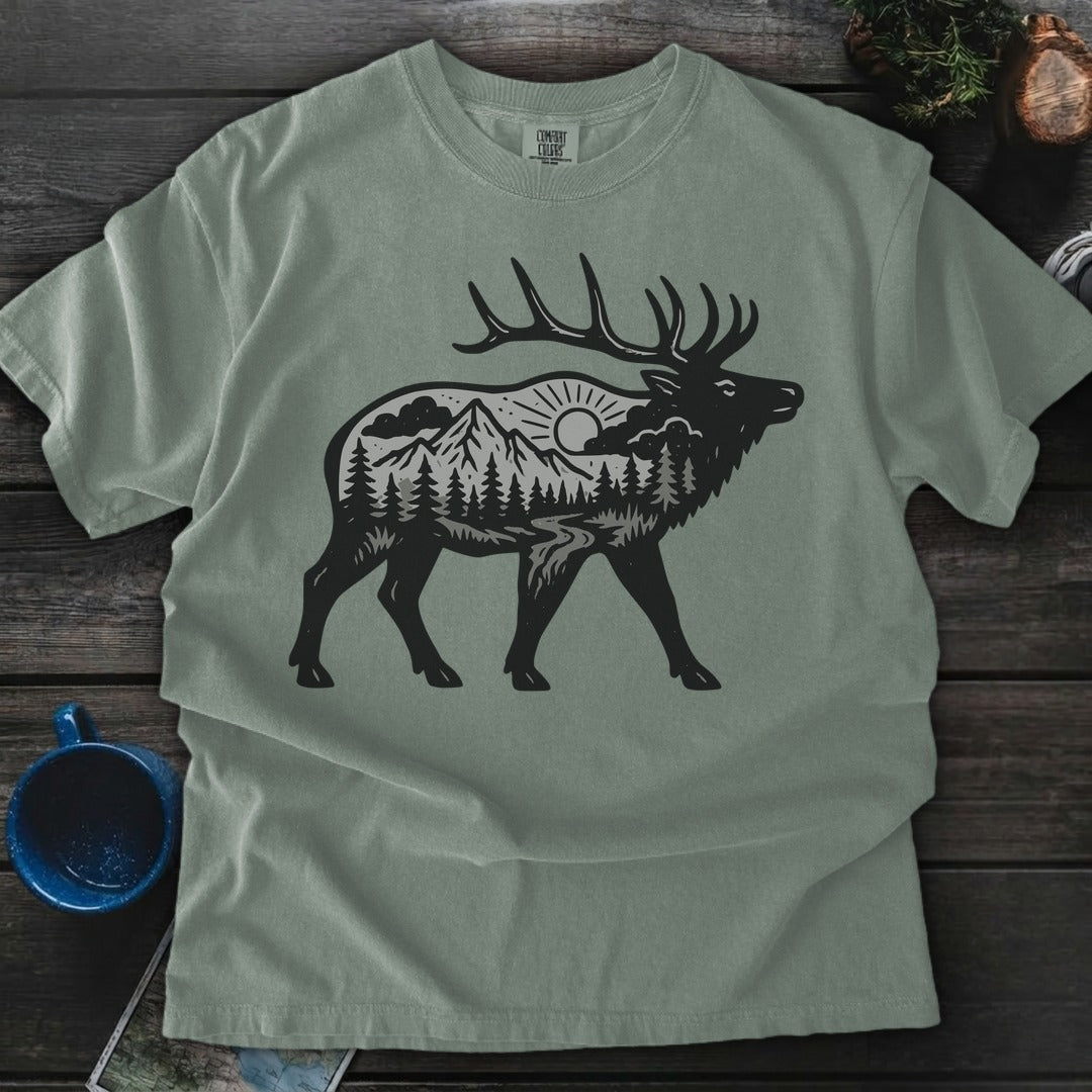 Sunset Elk - Bay