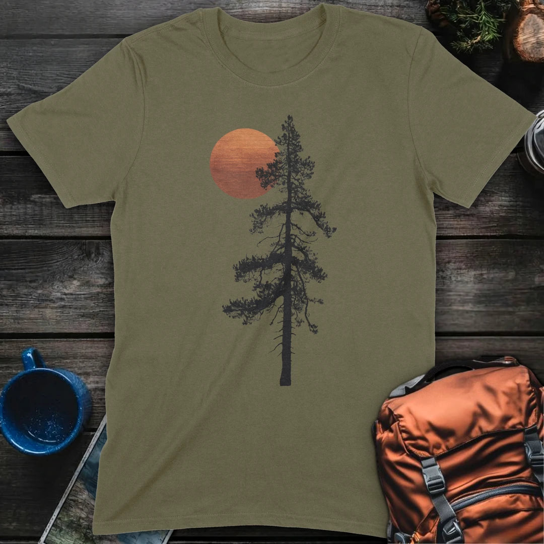 Sunset Pines - Military Green