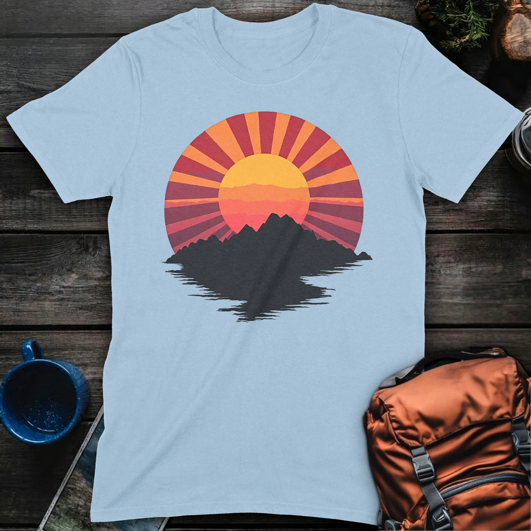 Sunset Serenity - Light Blue