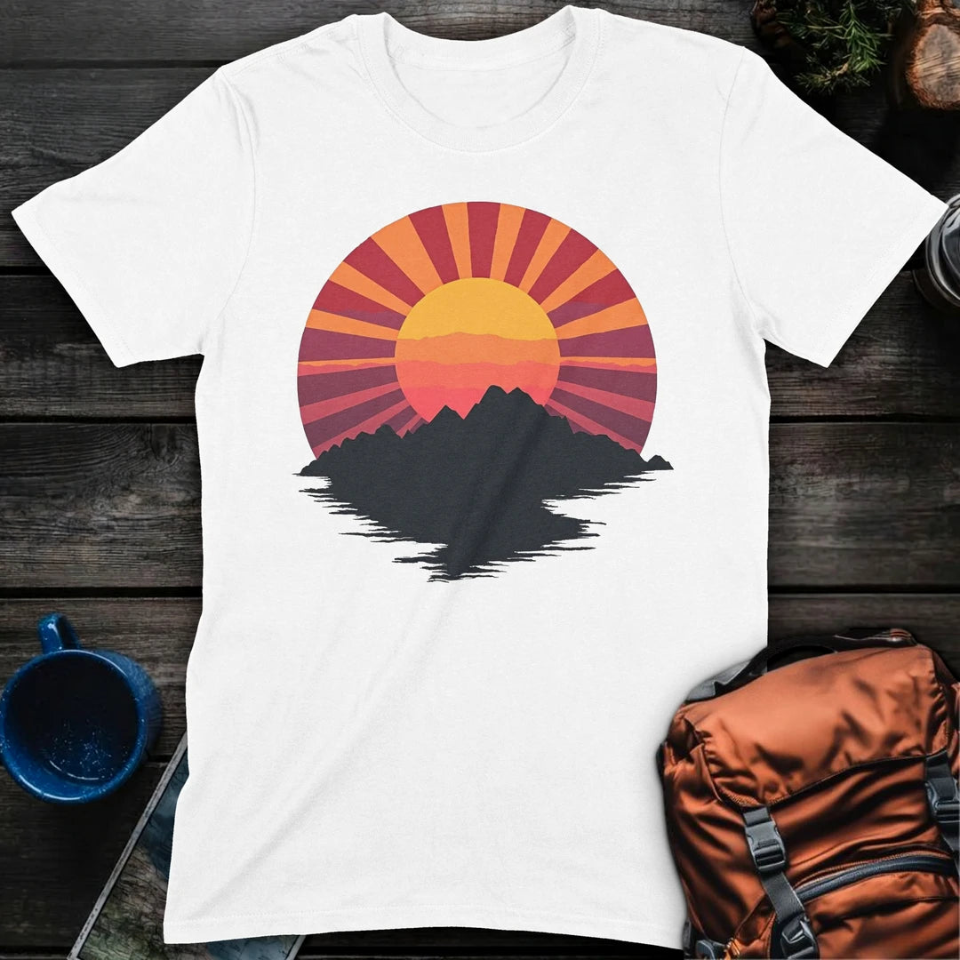 Sunset Serenity - White