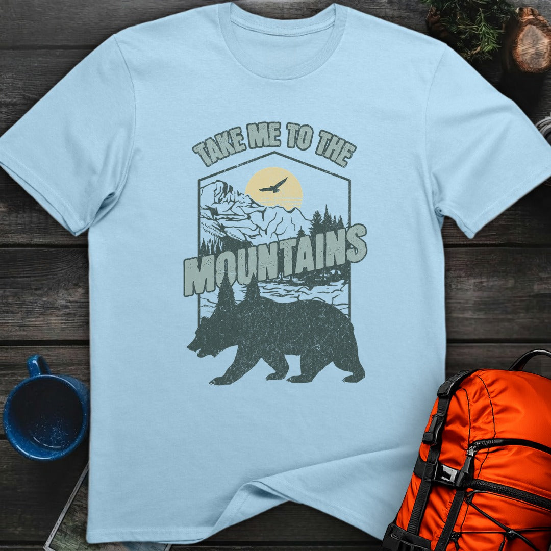 Take Me To The Mountains - Light Blue