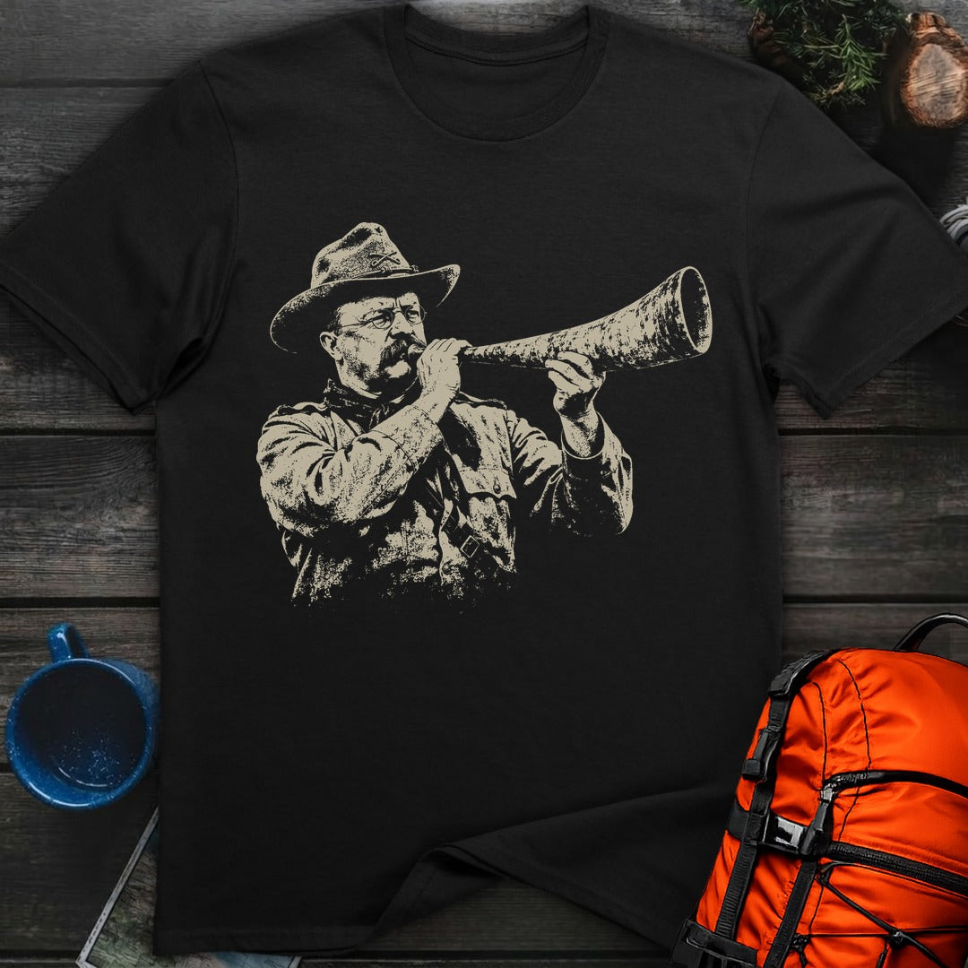 Teddy Roosevelt Elk Bugle - Black