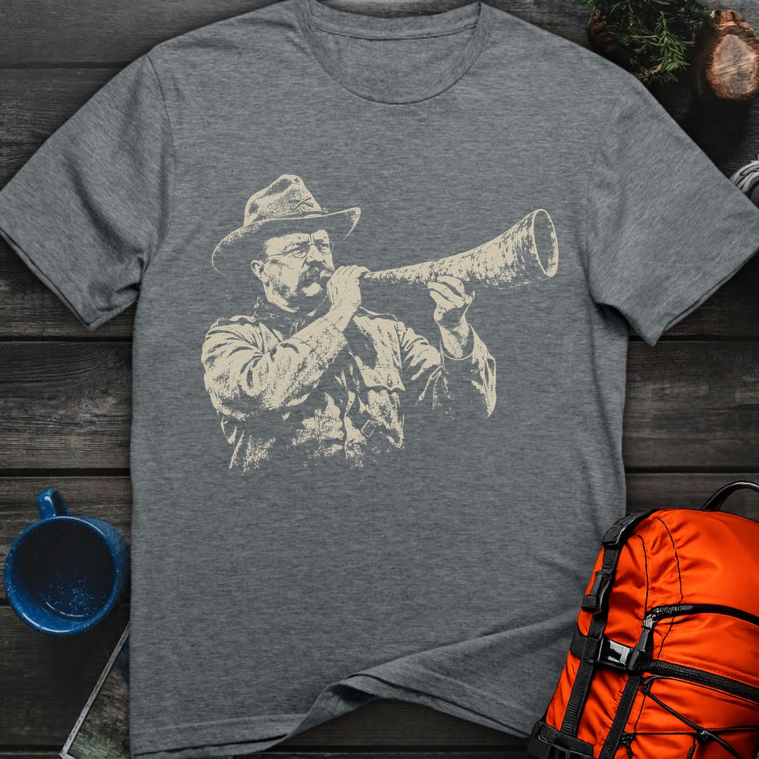 Teddy Roosevelt Elk Bugle - Dark Heather