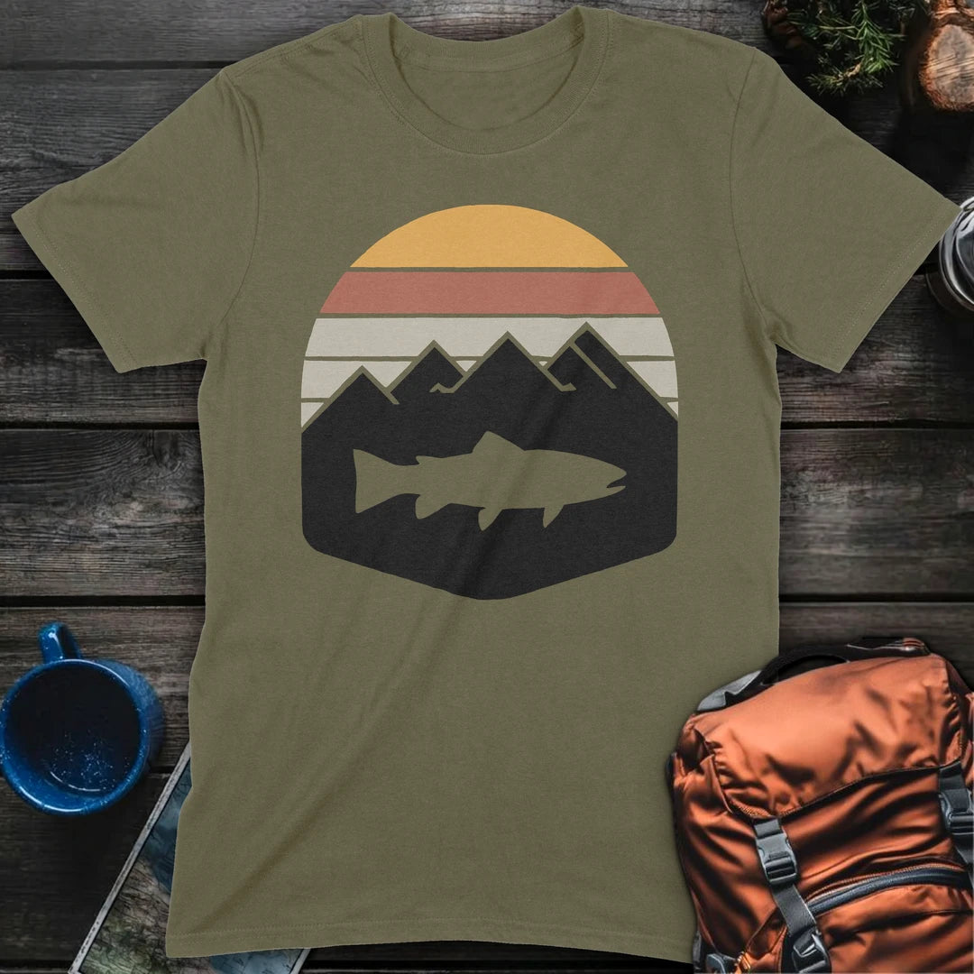 Trout Life - Military Green