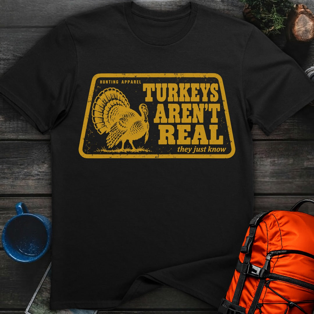Turkeys Aren't Real - Black