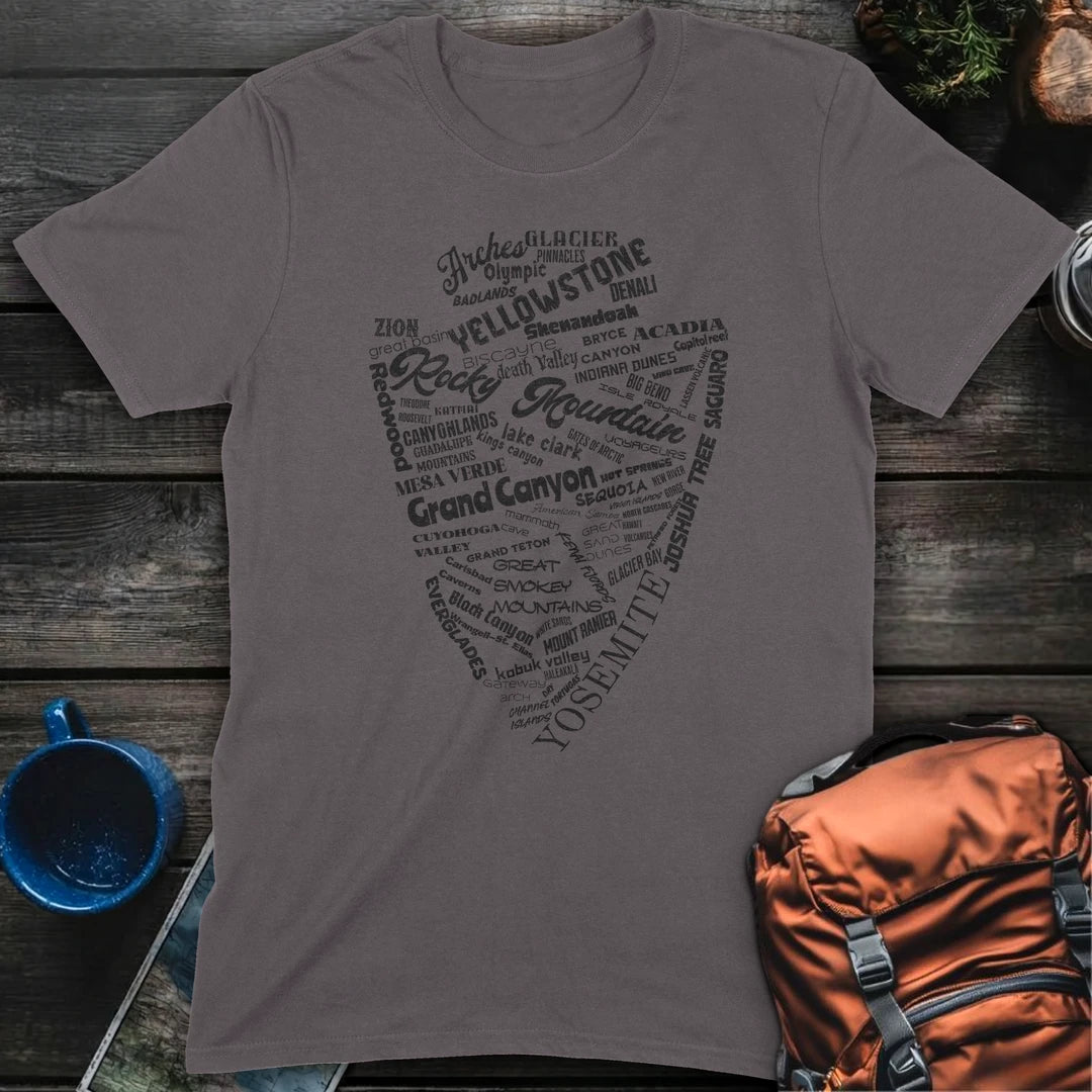 Us National Parks - Charcoal