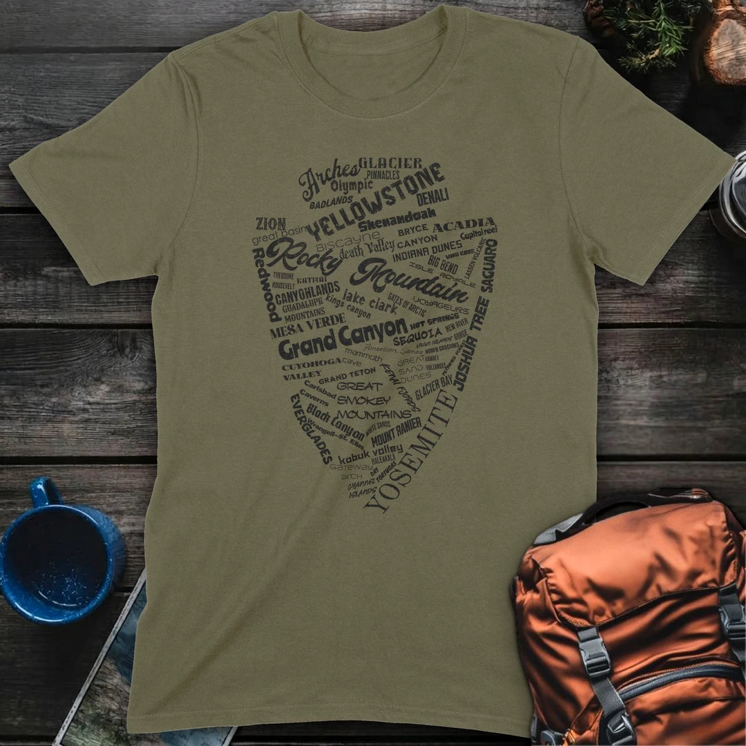 Us National Parks - Military Green