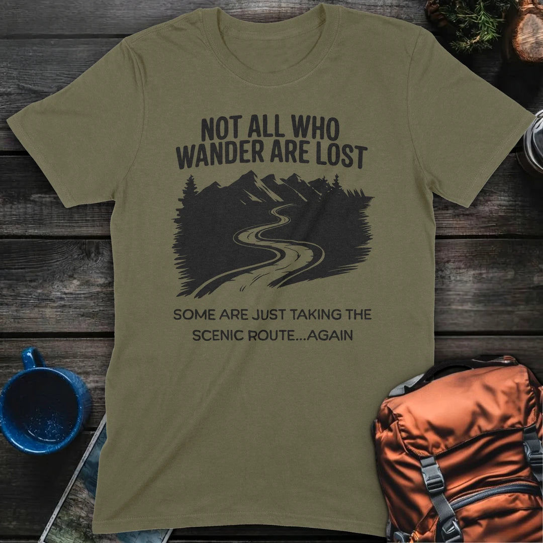 Wanderer Not Lost - Military Green
