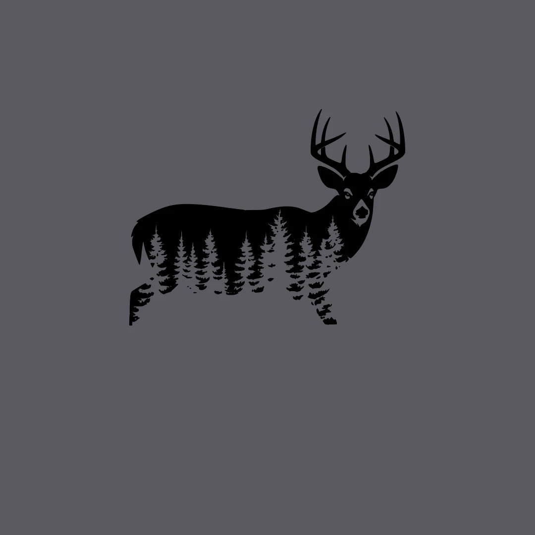 White Tail Wilderness - Charcoal