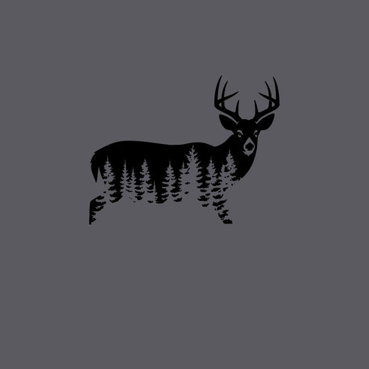 White Tail Wilderness - Charcoal