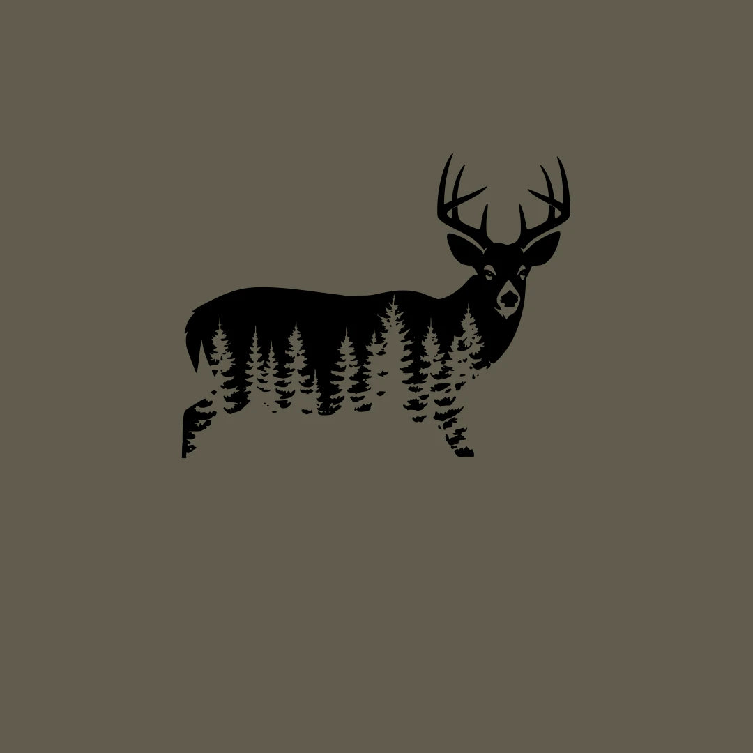 White Tail Wilderness - Military Green